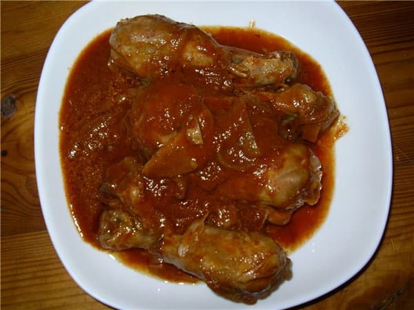 Курица по-турецки в томатном соусе